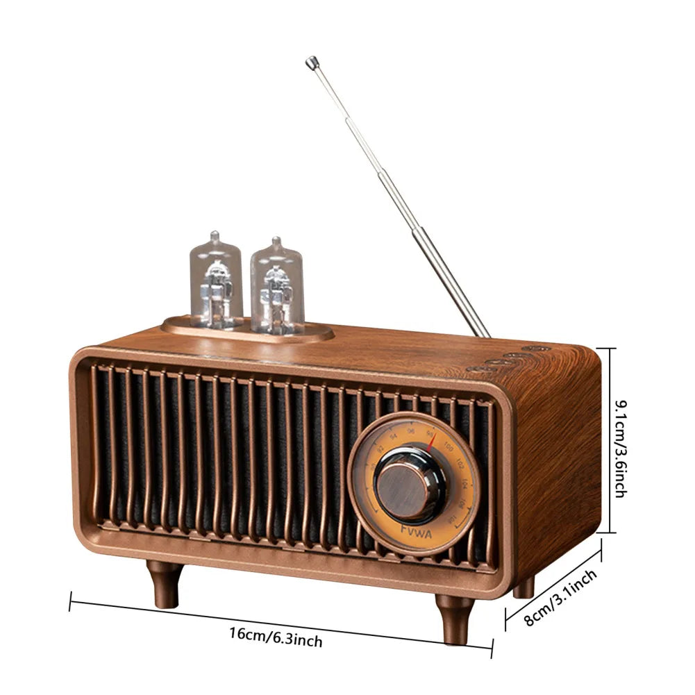 Retro Radio Wireless Bluetooth-compatible Speaker Zagiz