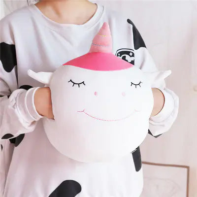 Unicorn Plush Pillow and Hand Warmer Cushion Zagiz