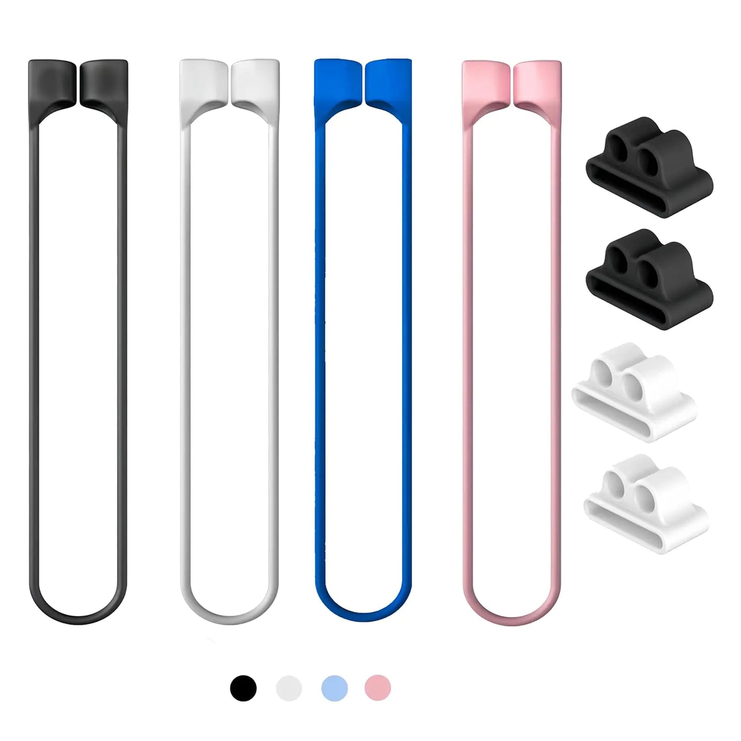 8 Pack: Ultra Strong Magnetic Airpods Straps Anti-Lost Cord for AirPods 4 & 1st& 2nd/ AirPods 3rd /AirPods Pro 1s & 2nd Gen-Airpod Holders Around Neck-4 Straps +4 Watch Strap Holder. Zagiz
