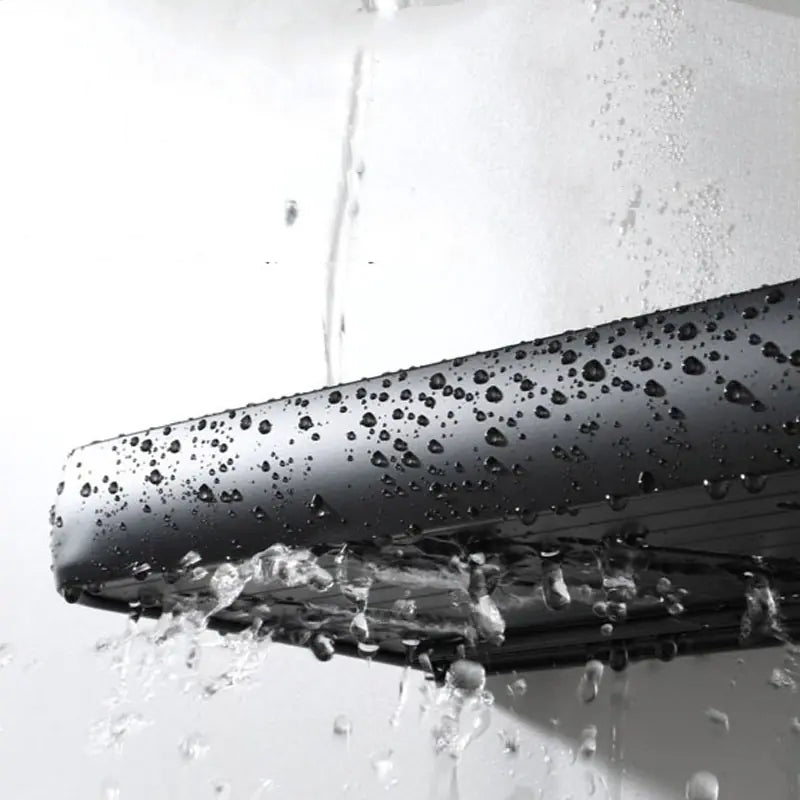 Wall Mounted Bathroom Organizer Shelf and Towel Rack Zagiz