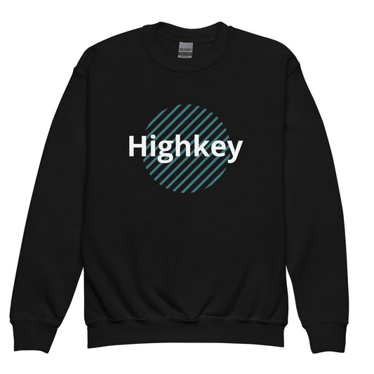 Youth crewneck sweatshirt - Highkey Zagiz