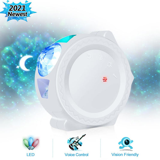 LED Colorful Starry Sky Galaxy Star Projector with Bluetooth USB Music Player Zagiz