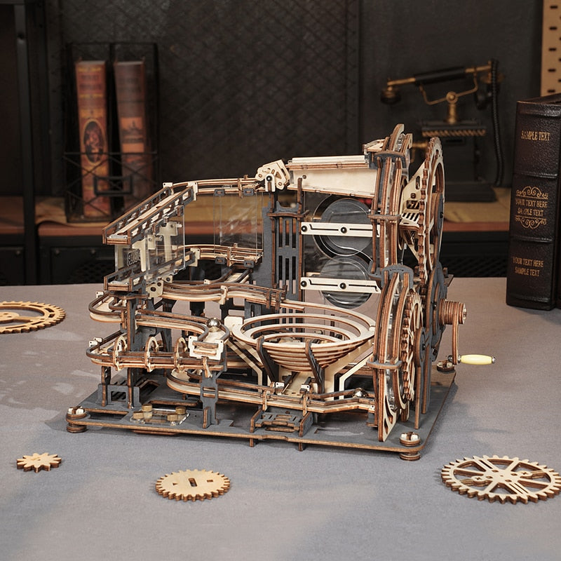Robotime Marble Run Set DIY Wooden Model Assembly Kit