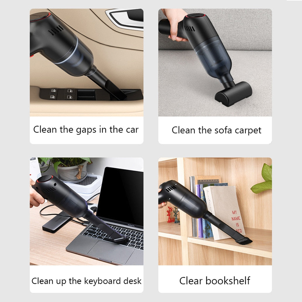 Wireless Car Mini Vacuum Cleaner