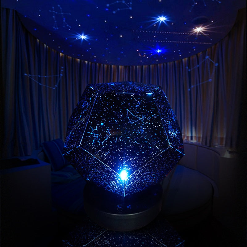 ED Star Projector Lamp Children Bedroom Galaxy Night Light