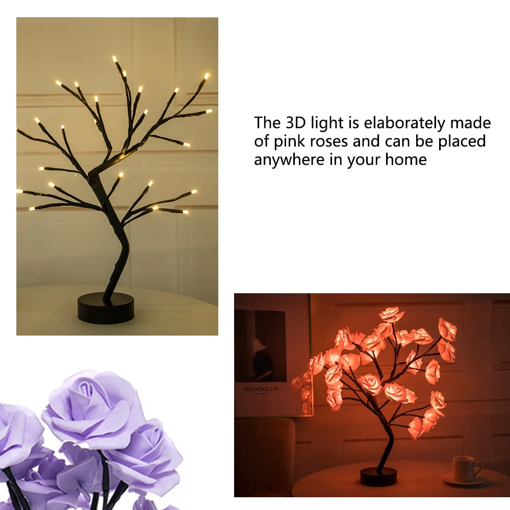 Rose Tree LED Table Lamp – Zagiz