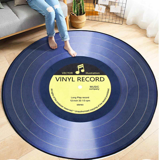 Vinyl record carpet