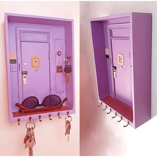 Friends Keychain Frame Key Hanger Shelf Zagiz