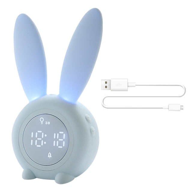 Led Digital Rabbit Alarm Clock - USB Chargeable