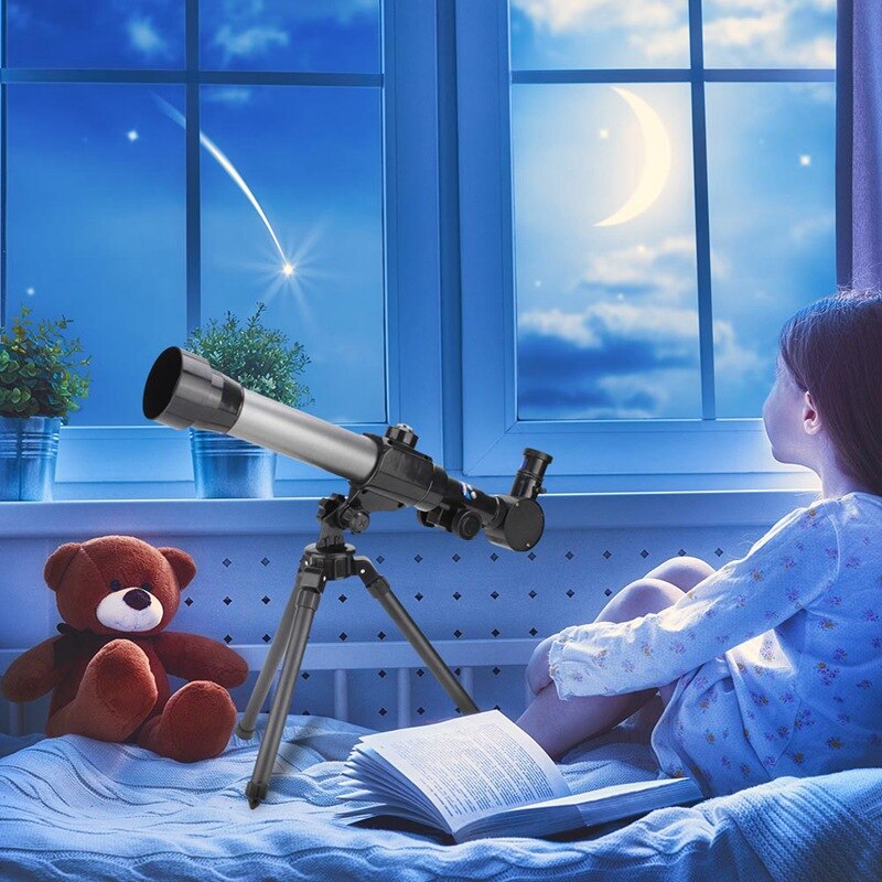 70mm Astronomy Refractor Telescopes for Kids and Beginners with Adjustable Tripod Travel Monocular Spotting Scope