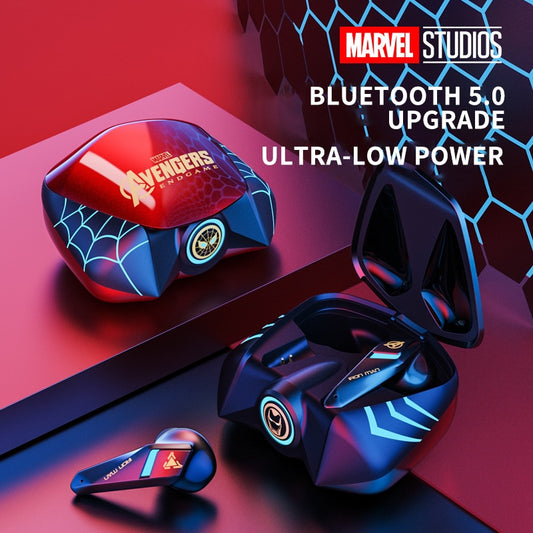Marvel Iron Man TWS Bluetooth 5.0 Earphones Wireless Headphone In-ear Noise Reduction Sports Gaming Waterproof Earbuds Headsets Zagiz