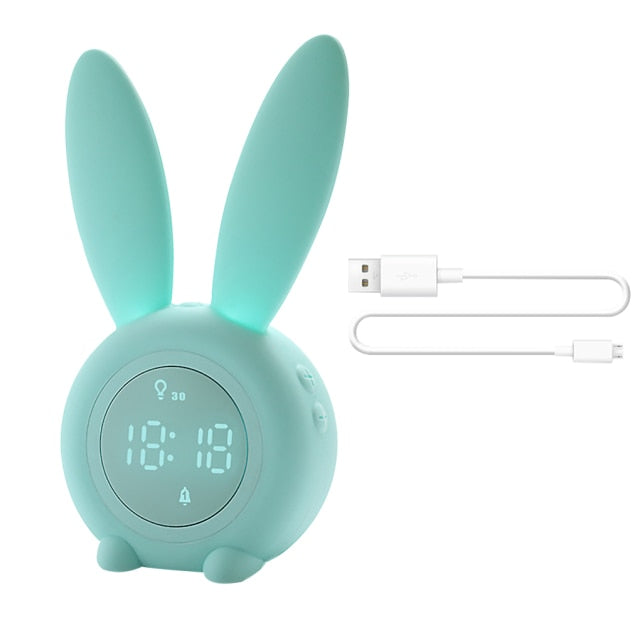 Led Digital Rabbit Alarm Clock - USB Chargeable