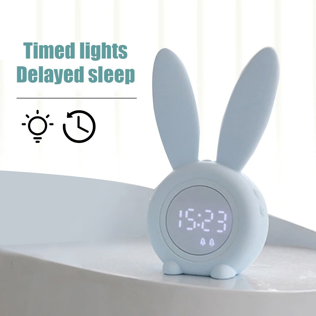 Led Digital Rabbit Alarm Clock - USB Chargeable