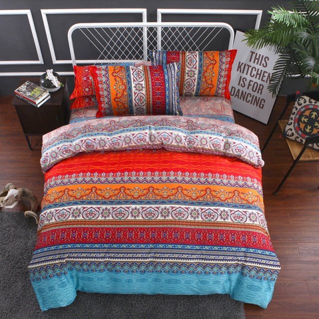 Bohemian bedding sets boho printed Mandala duvet cover set with Pillowcases