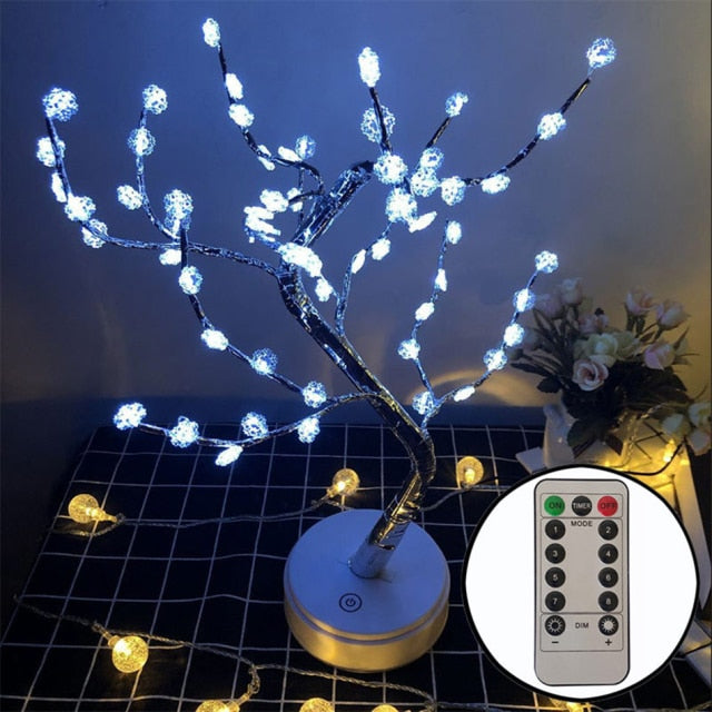 LED Night Light Bonsai Tree