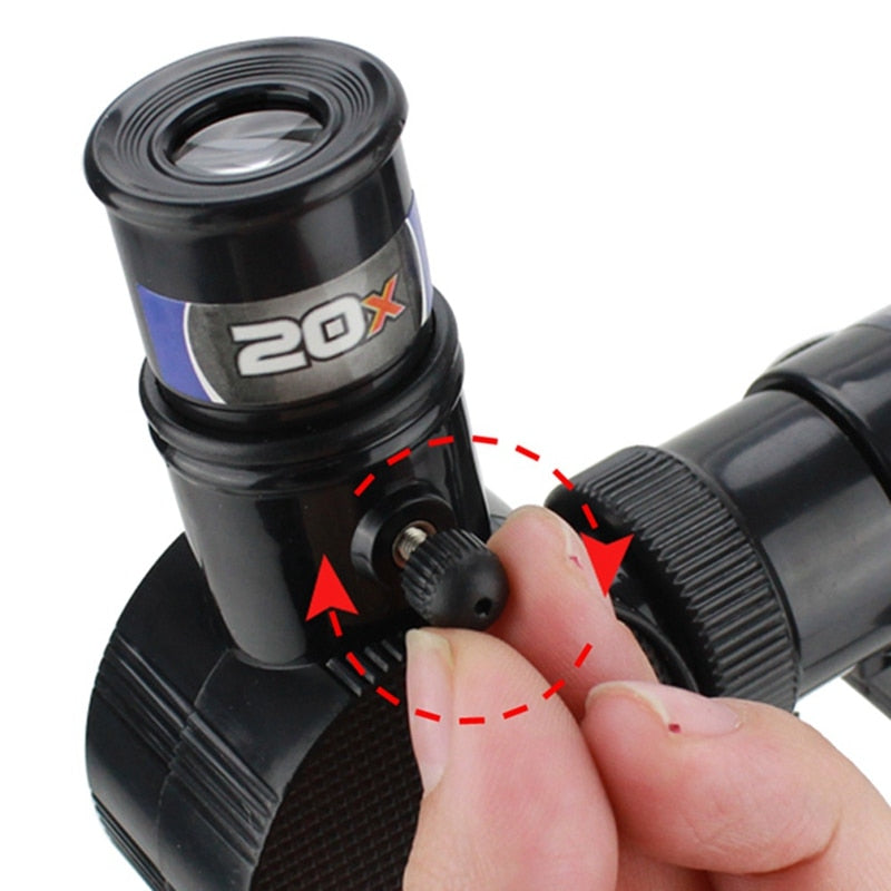 70mm Astronomy Refractor Telescopes for Kids and Beginners with Adjustable Tripod Travel Monocular Spotting Scope