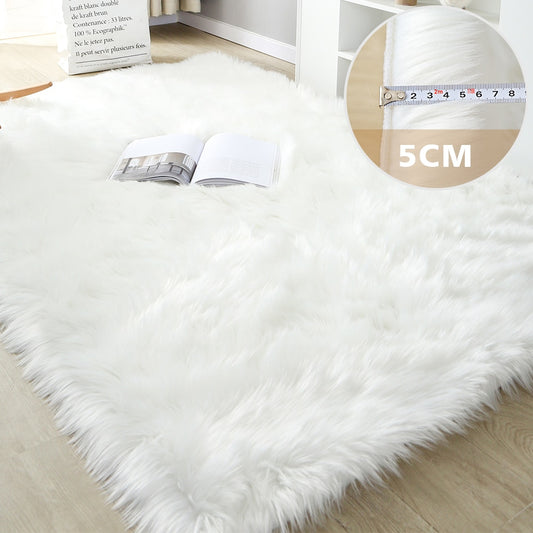 Plush Thick Carpet Soft Sheepskin for Living Room Zagiz