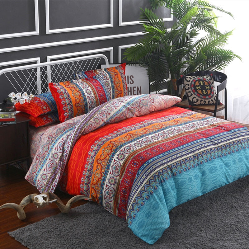 Bohemian bedding sets boho printed Mandala duvet cover set with Pillowcases